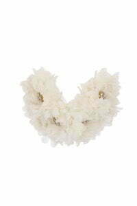 Handmade silk bridal headpiece with Swarovski stones - Image 4